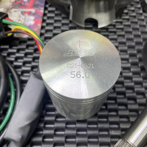 Dio50 big bore set 132cc water cooled JISO 56mm cylinder 55mm crankshaft  - 5