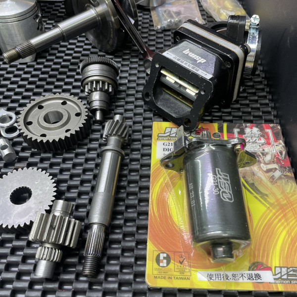 Dio50 big bore set 132cc water cooled JISO 56mm cylinder 55mm crankshaft  - 9