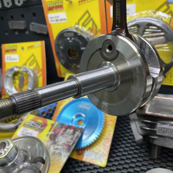 Dio50 132cc disassembled engine kit water cooled with billet case “Eagle” cylinder 56mm crankshaft 55mm cnc  - 4