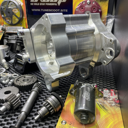 Dio50 132cc disassembled engine kit water cooled with billet case “Eagle” cylinder 56mm crankshaft 55mm cnc  - 8