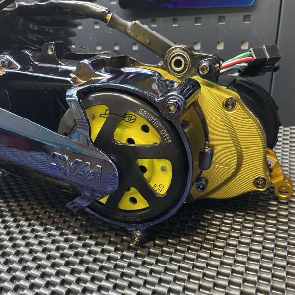 L/c engine 125cc for Dio50 Arnada Elite S water cooled cylinder 54mm forged crankshaft 53mm  - 3