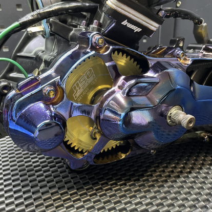 L/c engine 125cc for Dio50 Arnada Elite S water cooled cylinder 54mm forged crankshaft 53mm  - 4