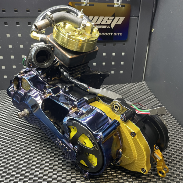 L/c engine 125cc for Dio50 Arnada Elite S water cooled cylinder 54mm forged crankshaft 53mm  - 7