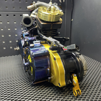 L/c engine 125cc for Dio50 Arnada Elite S water cooled cylinder 54mm forged crankshaft 53mm  - 9