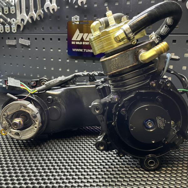 L/c engine 125cc for Dio50 Arnada Elite S water cooled cylinder 54mm forged crankshaft 53mm  - 12