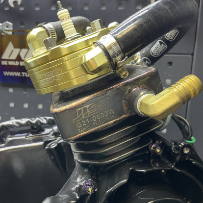 L/c engine 125cc for Dio50 Arnada Elite S water cooled cylinder 54mm forged crankshaft 53mm  - 13