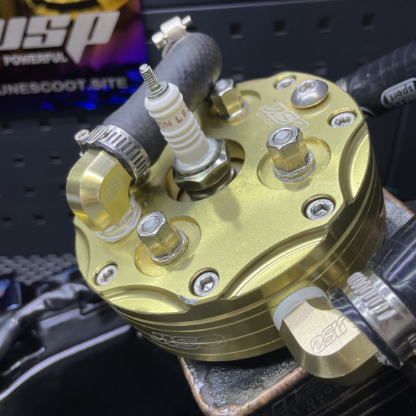 L/c engine 125cc for Dio50 Arnada Elite S water cooled cylinder 54mm forged crankshaft 53mm  - 14