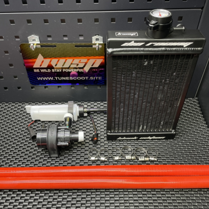 BWSP radiator kit DIO50 water cooling system black edition  - 1