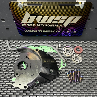 Dio50 gears box lid BWSP billet cover without bearing - pictures 1 - rights to use Tunescoot