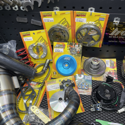 Dio50 big bore set 132cc air cooled JISO 56mm cylinder 55mm crankshaft  - pictures 2 - rights to use Tunescoot