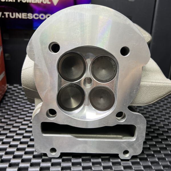 Cylinder head for Cygnus125 Ex25/In27 TTMRC four valves  - pictures 6 - rights to use Tunescoot