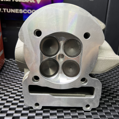 Cylinder head for Cygnus125 Ex25/In27 TTMRC four valves  - pictures 6 - rights to use Tunescoot