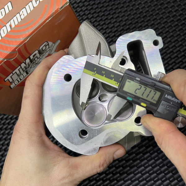 Big bore kit for Cygnus125 TTMRC ceramic cylinder 70mm and four valves head - pictures 4 - rights to use Tunescoot