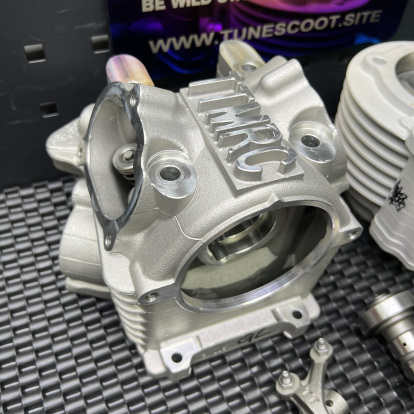 Big bore kit for Cygnus125 TTMRC ceramic cylinder 70mm and four valves head - pictures 2 - rights to use Tunescoot Big bore kit for Cygnus125 TTMRC ceramic cylinder 70mm and four valves head - pictures 2 - rights to use Tunescoot