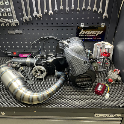 Dio50 engine 125cc Af18 "Black scorpio"  - 2