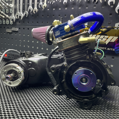 Engine 125cc Dio50 AF18 water cooling black edition - 5 Engine 125cc Dio50 AF18 water cooling black edition - 5