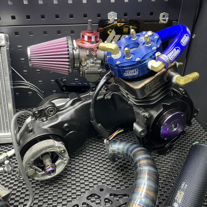 Engine 125cc Dio50 AF18 water cooling black edition - 3 Engine 125cc Dio50 AF18 water cooling black edition - 3