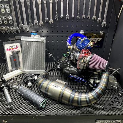 Engine 125cc Dio50 AF18 water cooling black edition - 2 Engine 125cc Dio50 AF18 water cooling black edition - 2