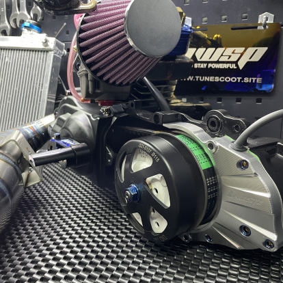 Engine 125cc Dio50 AF18 water cooling black edition - 7 Engine 125cc Dio50 AF18 water cooling black edition - 7