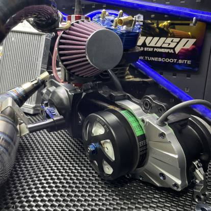 Engine 125cc Dio50 AF18 water cooling black edition - 6 Engine 125cc Dio50 AF18 water cooling black edition - 6