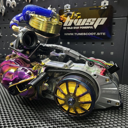 Billet engine 142cc Dio50 water cooled with cnc crankcase  - 2 Billet engine 142cc Dio50 water cooled with cnc crankcase  - 2