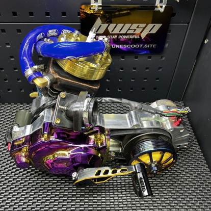 Billet engine 142cc Dio50 water cooled with cnc crankcase  - 8 Billet engine 142cc Dio50 water cooled with cnc crankcase  - 8