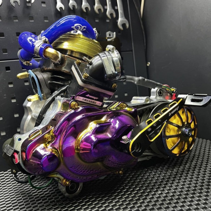 Billet engine 142cc Dio50 water cooled with cnc crankcase  - 5 Billet engine 142cc Dio50 water cooled with cnc crankcase  - 5