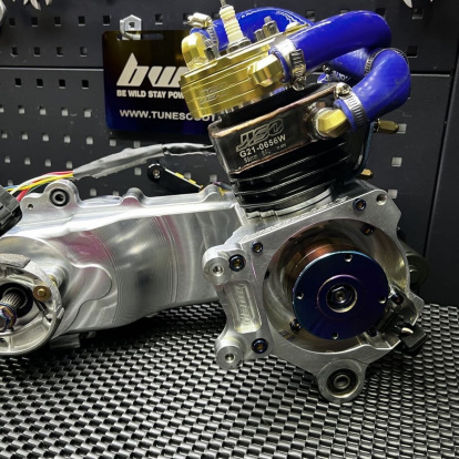Billet engine 142cc Dio50 water cooled with cnc crankcase  - 10 Billet engine 142cc Dio50 water cooled with cnc crankcase  - 10