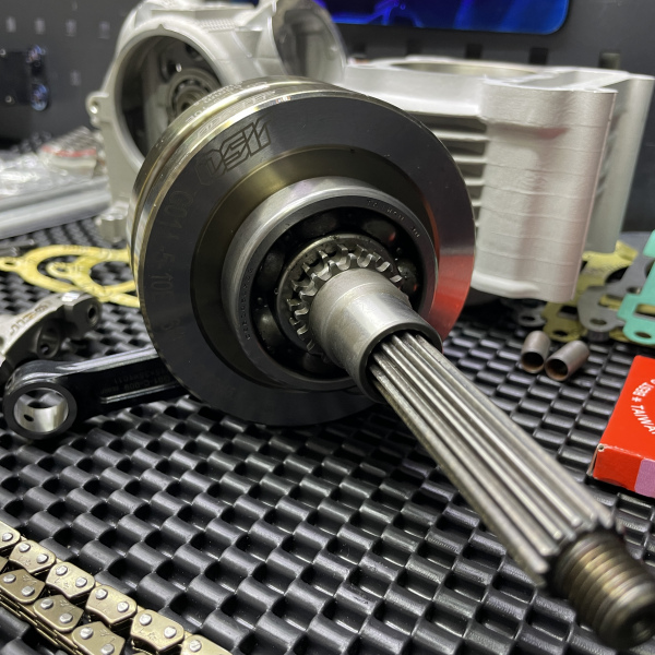 Big bore set 230cc for Bws125 with ceramic cylinder four valves - pictures 11 - rights to use Tunescoot