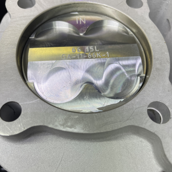 Big bore set 230cc for Bws125 with ceramic cylinder four valves - pictures 7 - rights to use Tunescoot