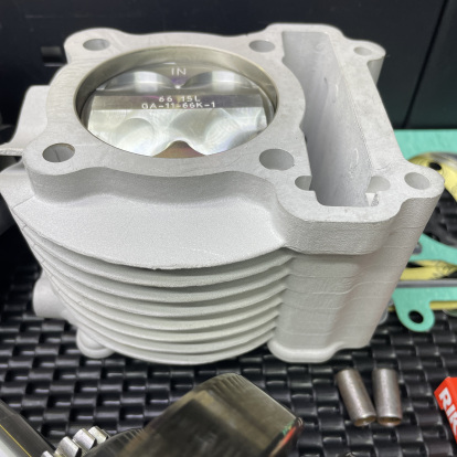 Big bore set 230cc for Bws125 with ceramic cylinder four valves - pictures 5 - rights to use Tunescoot Big bore set 230cc for Bws125 with ceramic cylinder four valves - pictures 5 - rights to use Tunescoot