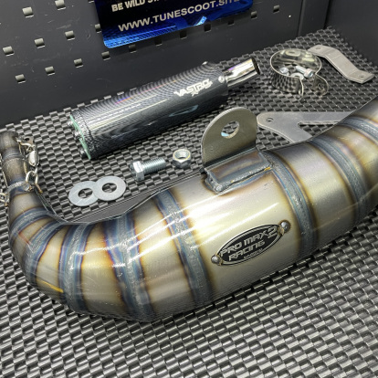 Exhaust pipe for Jog90 Jog50 Vastro over rim racing muffler  - 2