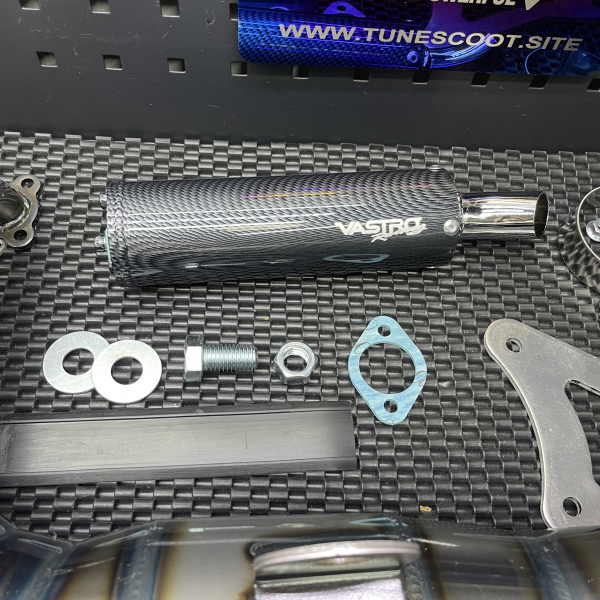 Exhaust pipe for Jog90 Jog50 Vastro over rim racing muffler  - 5