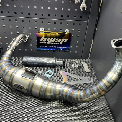 Exhaust pipe for Jog90 Jog50 Vastro over rim racing muffler  - 7