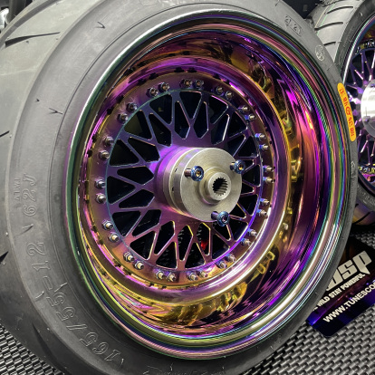 Wheels set Ruckus Gy6-150 with hubs for disk brakes  - 3 Wheels set Ruckus Gy6-150 with hubs for disk brakes  - 3