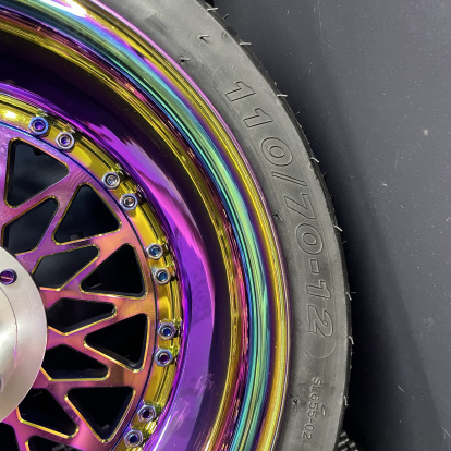 Wheels set Ruckus Gy6-150 with hubs for disk brakes  - 7 Wheels set Ruckus Gy6-150 with hubs for disk brakes  - 7