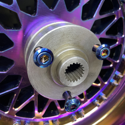 Wheels set Ruckus Gy6-150 with hubs for disk brakes  - 6 Wheels set Ruckus Gy6-150 with hubs for disk brakes  - 6