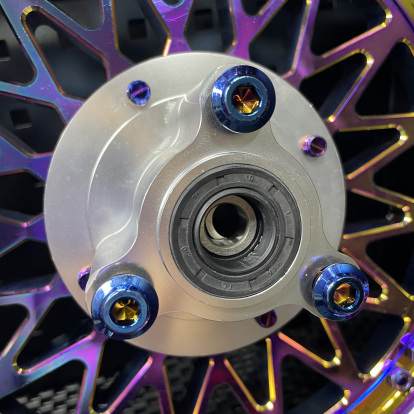 Wheels set Ruckus Gy6-150 with hubs for disk brakes  - 5 Wheels set Ruckus Gy6-150 with hubs for disk brakes  - 5