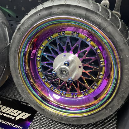 Wheels set Ruckus Gy6-150 with hubs for disk brakes  - 6 Wheels set Ruckus Gy6-150 with hubs for disk brakes  - 6