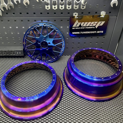 Wheels set Ruckus Gy6-150 with hubs for disk brakes  - 9 Wheels set Ruckus Gy6-150 with hubs for disk brakes  - 9