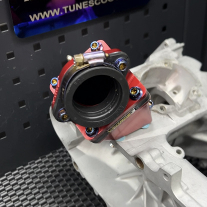 Billet manifold for Dio50 OEM case 30-36mm intake Bwsp - 7 Billet manifold for Dio50 OEM case 30-36mm intake Bwsp - 7