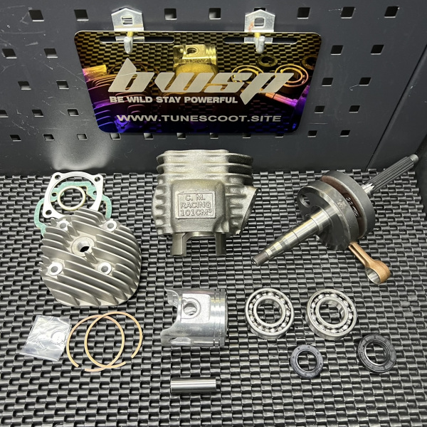 Big bore kit 130cc Bws100 4VP with TD crankshaft  - 2