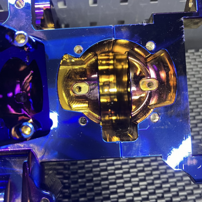 Dio50 125cc billet crankcase with CVT lid and manifold  - 7