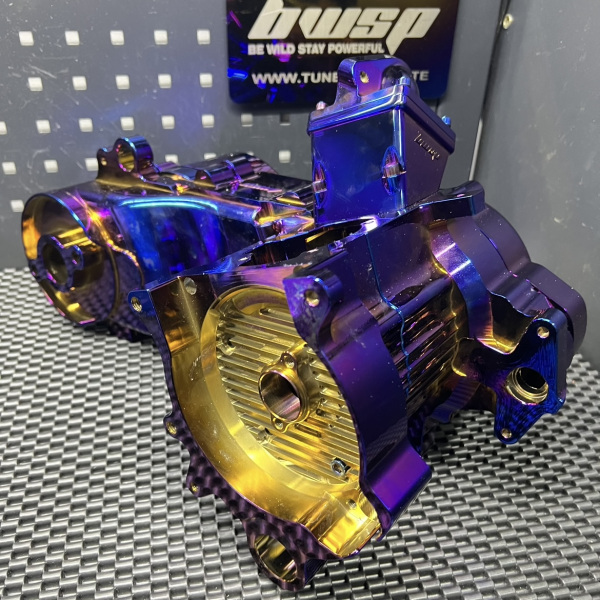 Dio50 125cc billet crankcase with CVT lid and manifold  - 4