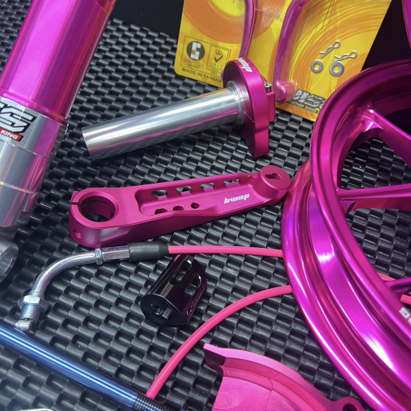 Upgrade wheels pink set with 340mm front forks  - 5