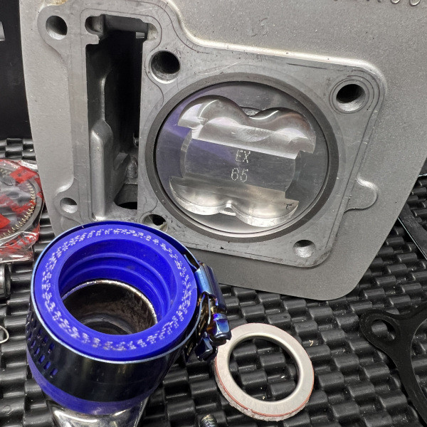 Upgrade kit Ybr125 180cc 4 valves head cylinder...