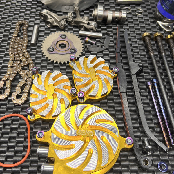 Upgrade kit Ybr125 180cc 4 valves head cylinder...