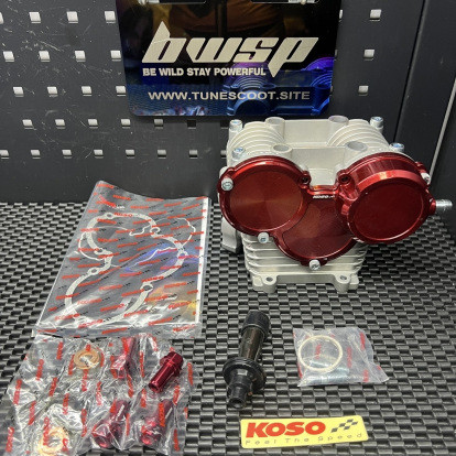 Koso cylinder head Bws125 Cygnus125 4V Ex23 In26 DOHC