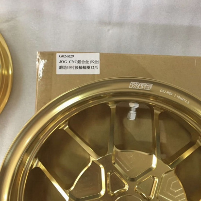Jog50 billet rims Jiso 10 inch light weight wheels set  - pictures 7 - rights to use Tunescoot
