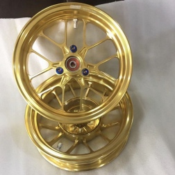 Jog50 billet rims Jiso 10 inch light weight wheels set - pictures 1 - rights to use Tunescoot